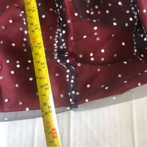 Red Sequin Dress with Velvet Flower Sash Sz 3T Special Occasion Holiday Wedding - Picture 8 of 10